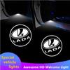 2PCS Car Door Logo Light Led HD Projector Lamp For Lada Priora Sedan Vesta Largus Granta Niva 4x4 Xray Car Goods