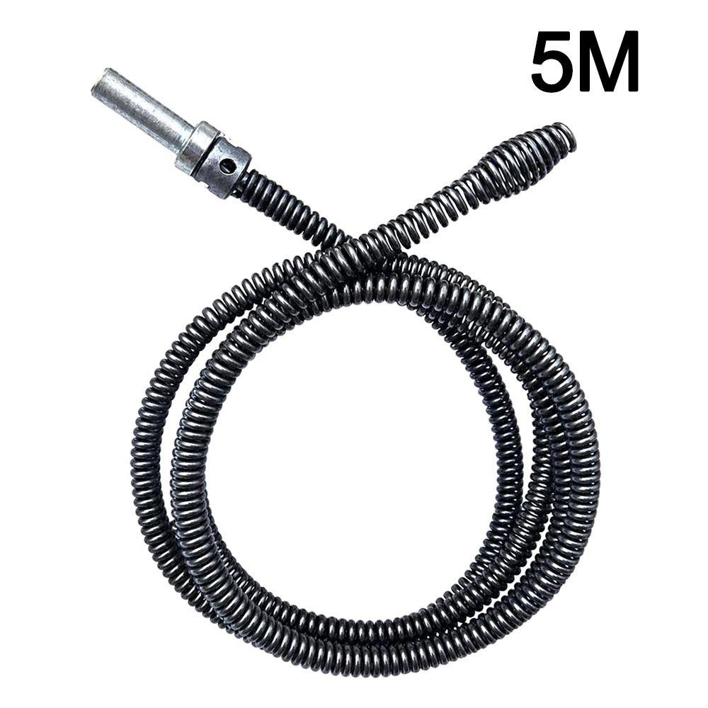 Steel Drain Snake Flexible Spring Pipe Cleaning Cable New Spring Drain Auger Sink Maintenance