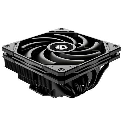 BLACK Cooler Low Profile Height 57mm CPU Air Cooler 5 Heat Pipes 120x120x15mm Slim Fan CPU Fan for Intel AMD Desktop ID-COOLING IS-55