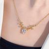 Fashion Jewelry One Deer Has You Little Elk Necklace For Women High-End Temperament Wild Collarbone Chain Pendant Birthday Gift
