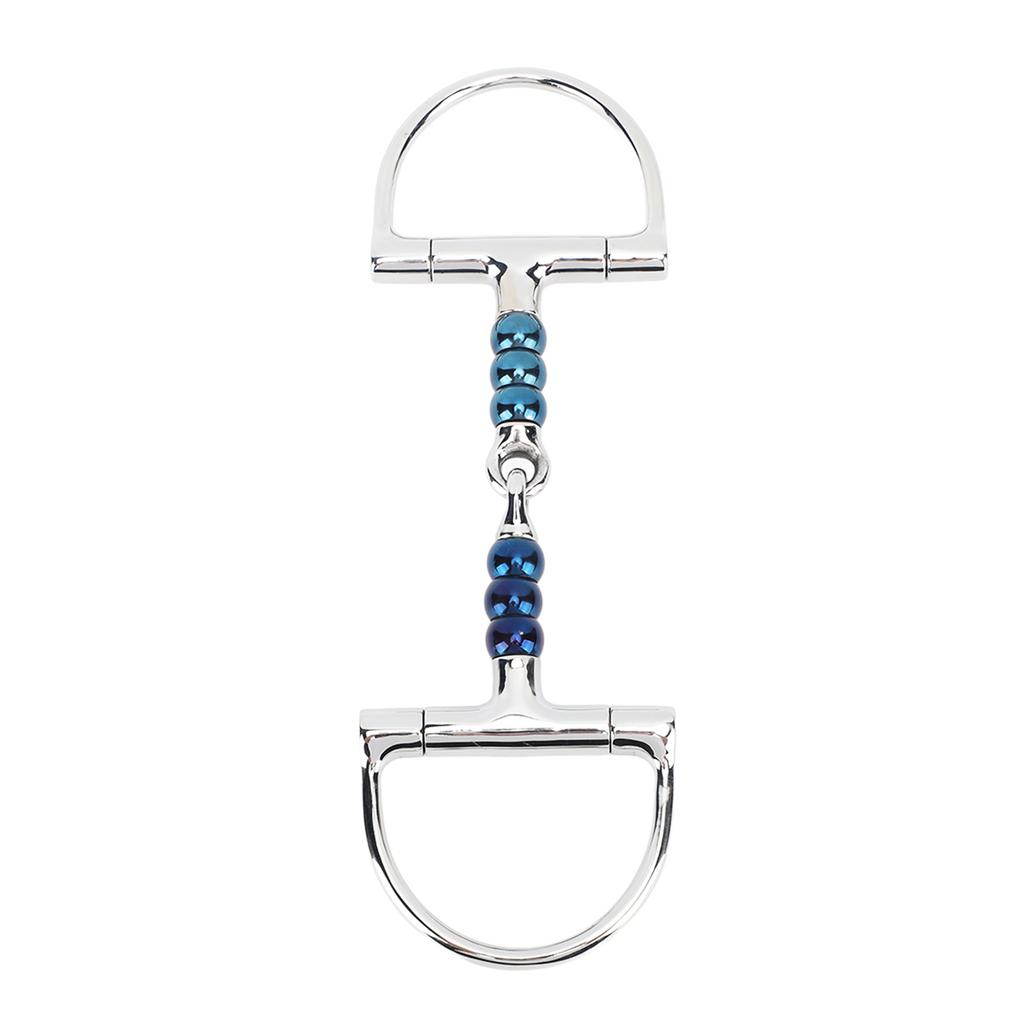 Horse Mouth Bit Stainless Steel Anti Biting Horse Mouth D Ring Snaffle Bit for Horse Farm Supplies