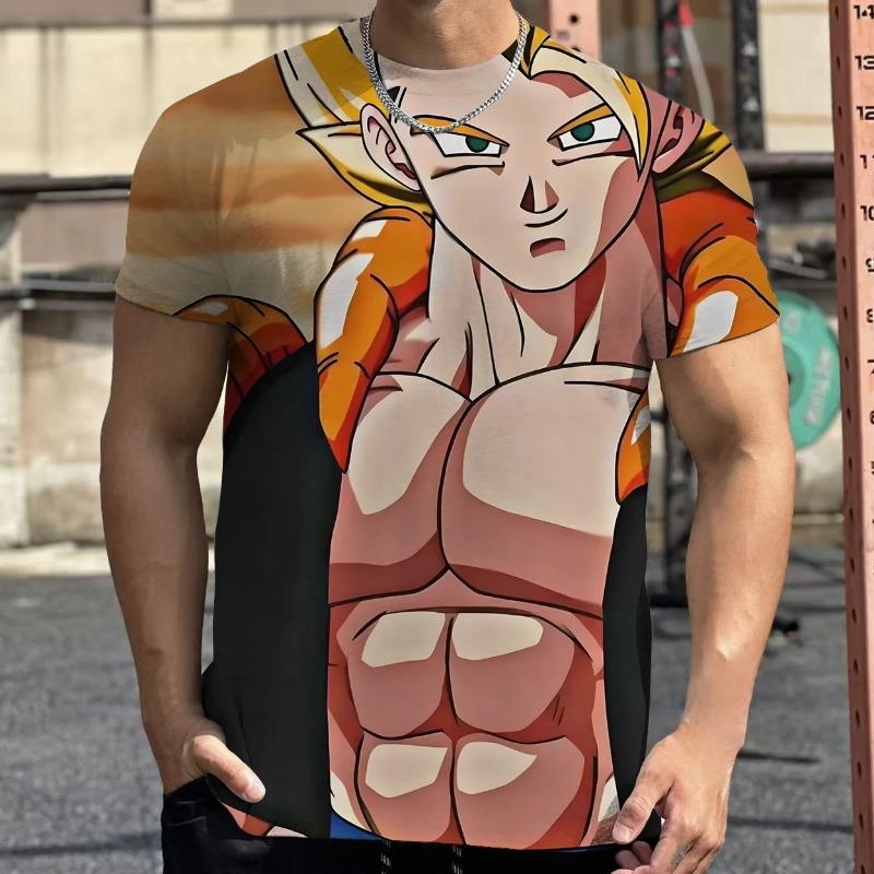 

Japanese Anime Dragon Ball Z Print Cute Goku Kid Catch Fifth Dragon Ball Action Manga T-Shirt Kids Adults S