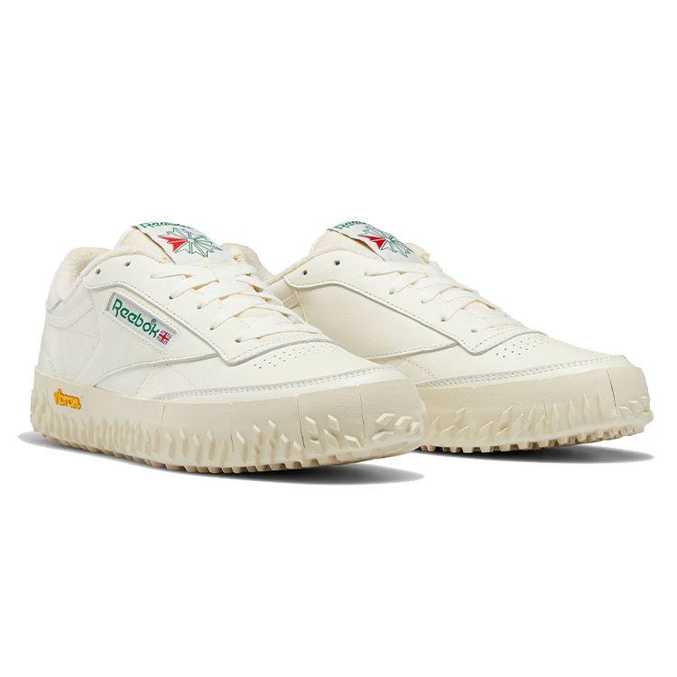 Reebok Club C Vibram Chalk Glen Green Unisex Sneakers Cream Vintage-Chalk GV6930