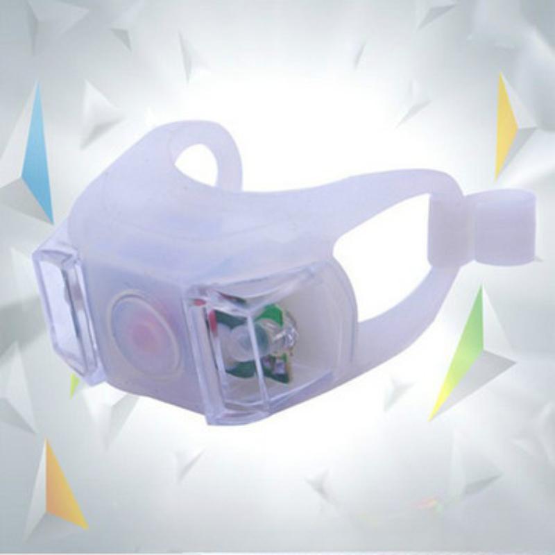 

Светодиодные силиконовые передние и задние фонари для горного велосипеда, фонарь с клипсой для велосипеда, велосипедные аксессуары белый