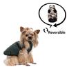 Gemütliche Haustierkleidung Wendbare Hunde Weste Für Kleine Mittelgroße Hunde Katze Winter Winddicht Welpen Knopfjacke Mantel Yorkie Schnauzer Outfit