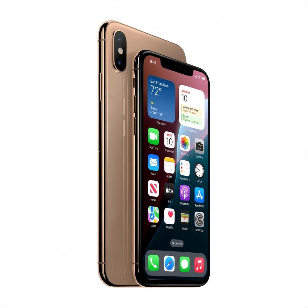 Refurbished Apple iPhone Xs Max 256GB Gold/Silver/Space Gray Unlocked Smartphone – 6.5-inch Super Retina OLED, A12 Bionic, Face ID, Dual 12MP Camera