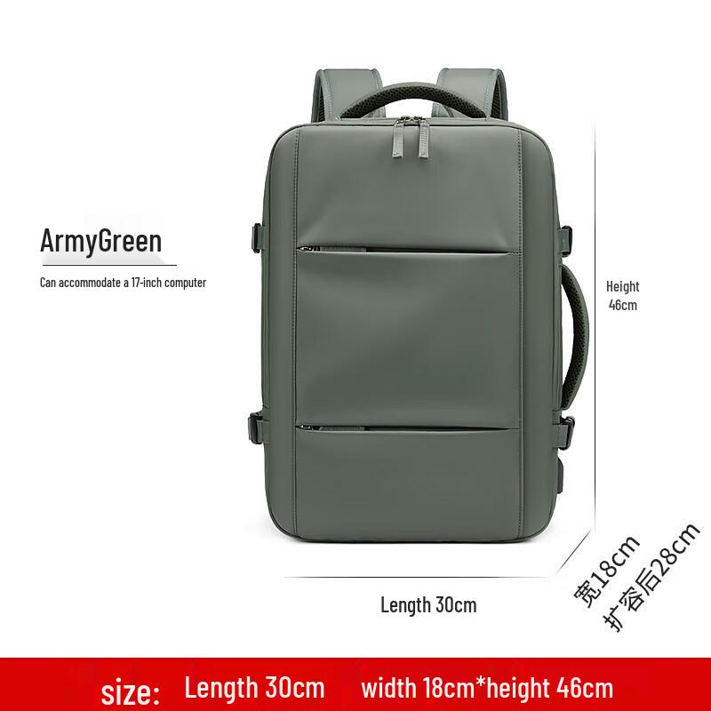

Li Shen Men s Expandable Casual Laptop Backpack