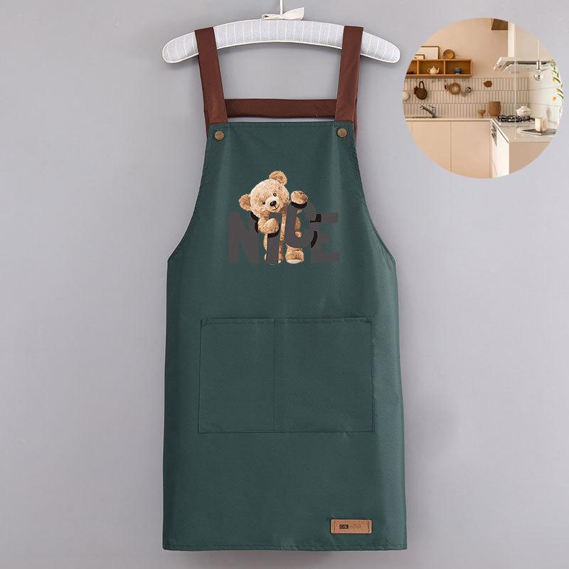 Șorț impermeabil pentru urs, șorț de bucătărie acasă, gătit, curățenie, șorț special pentru catering, haine de lucru anti-ulei