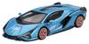 TrueScale Miniatures MINI GT Lamborghini FKP 37 Blu Aegir Drive Finished Model 1/64 Sián Left-Hand