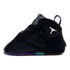 Jordan Air  7 Shock Absorption Non-Slip Wear-Resistant High-Top Walking Shoes Baby Shoes Black 305076-029