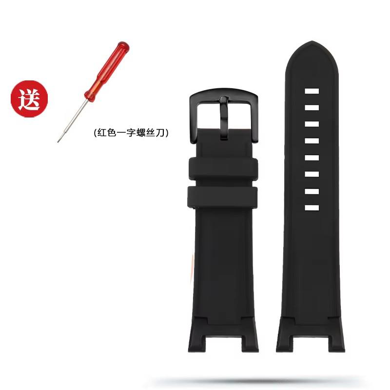 Modified Silicone Watchbands For Casio PROTREK Series PRW-7000 PRW7000 PRW-7000FC Rubber Watch Strap For Men With Tools Bracelet
