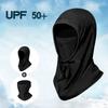 UV Protection Sunscreen Mask New Breathable Ice Silk Sunscreen Cap With Drawstring Quick-drying Face Cover Men