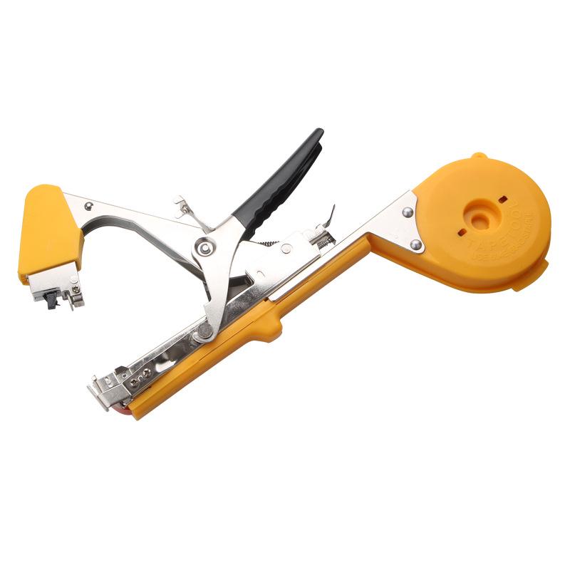 DIY Branch & End Tying Machine Set - Includes Tomato/Cucumber Tie Machine, 10 Straps & Box of Nails