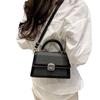 Minimalist Pu Small Handbag For Women With Zipper Pocket For Daily Use