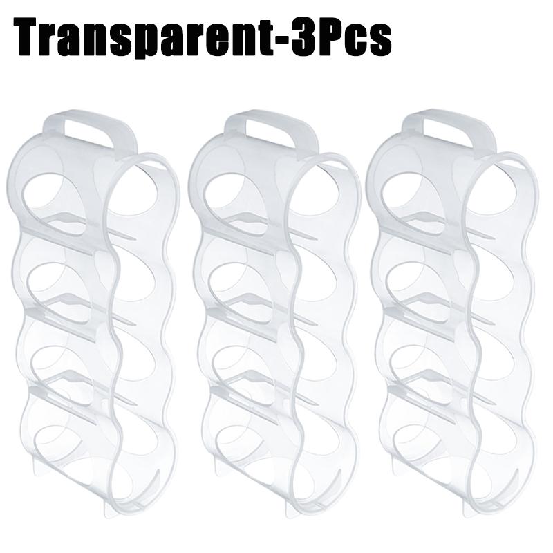 4 Holes Beer Can Organizer Fridge Soda Drink Bottle Holder Refrigeration Kitchen Storage Box Space-saving Kitchen Accessories