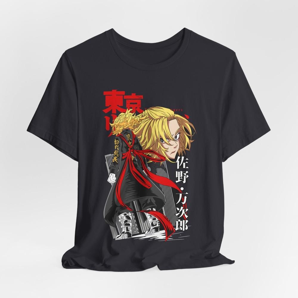 Tokyo Revengers Anime Graphic Tee Unisex Shirt for Anime Fans Mikey Design S