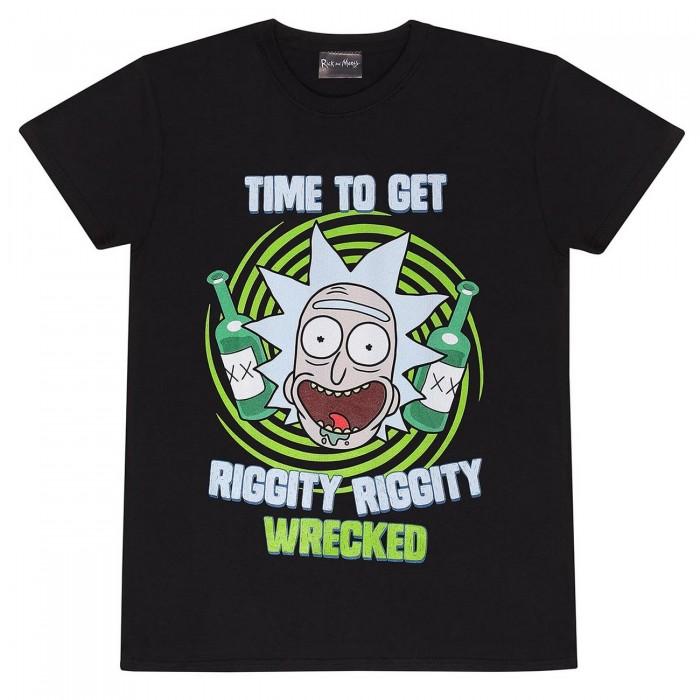 Rick And Morty Unisex Adult Riggity Wrecked T-Shirt