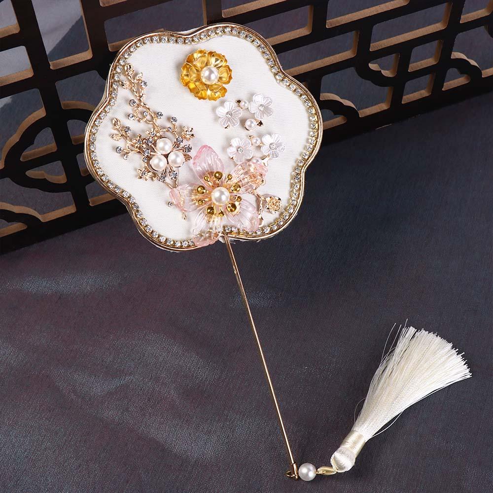 Dusker Mini Kinesisk Vifte Kinesisk Stil Kinesisk Silkevifte Brudepikevifte Kinesisk Bryllup