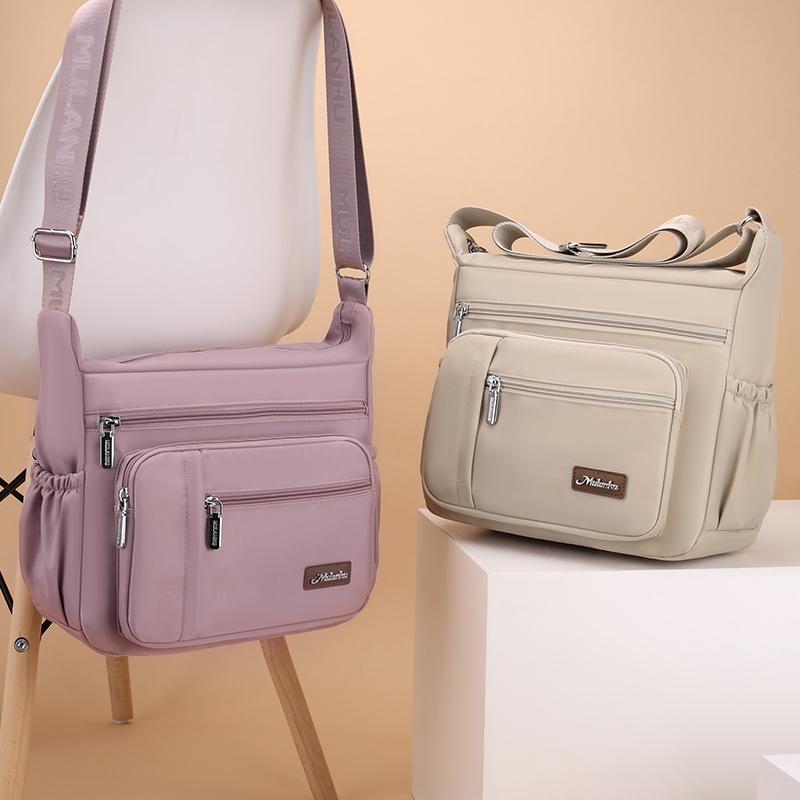 Borsa per Mamma di Mezza Età da Donna a Grande Capacità a Tracolla Portamonete per Sport all'Aperto
