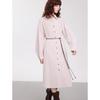 ELLE French Commuter Contrast Belt Shirt Dress