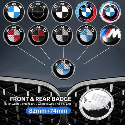 1 pz 74mm 82mm Emblema Cofano Anteriore Auto Badge Posteriore logo per BMW E87 E30 E46 E28 E34 E39 E60 F02 F18 F35 G20 G03 G05 F10 E93 F20 F30