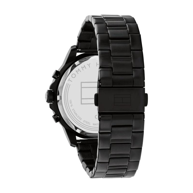 Tommy Hilfiger,Black,Men's Quartz Watch,1710478
