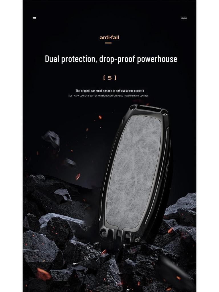 Denza D9N7 Car Key Case: Durable Full Coverage Remote Shell for 2023 Denza D9 - Unisex