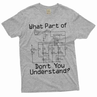 Herren Lustiges Elektriker T-Shirt Schaltplan Shirt Vatertagsgeschenk