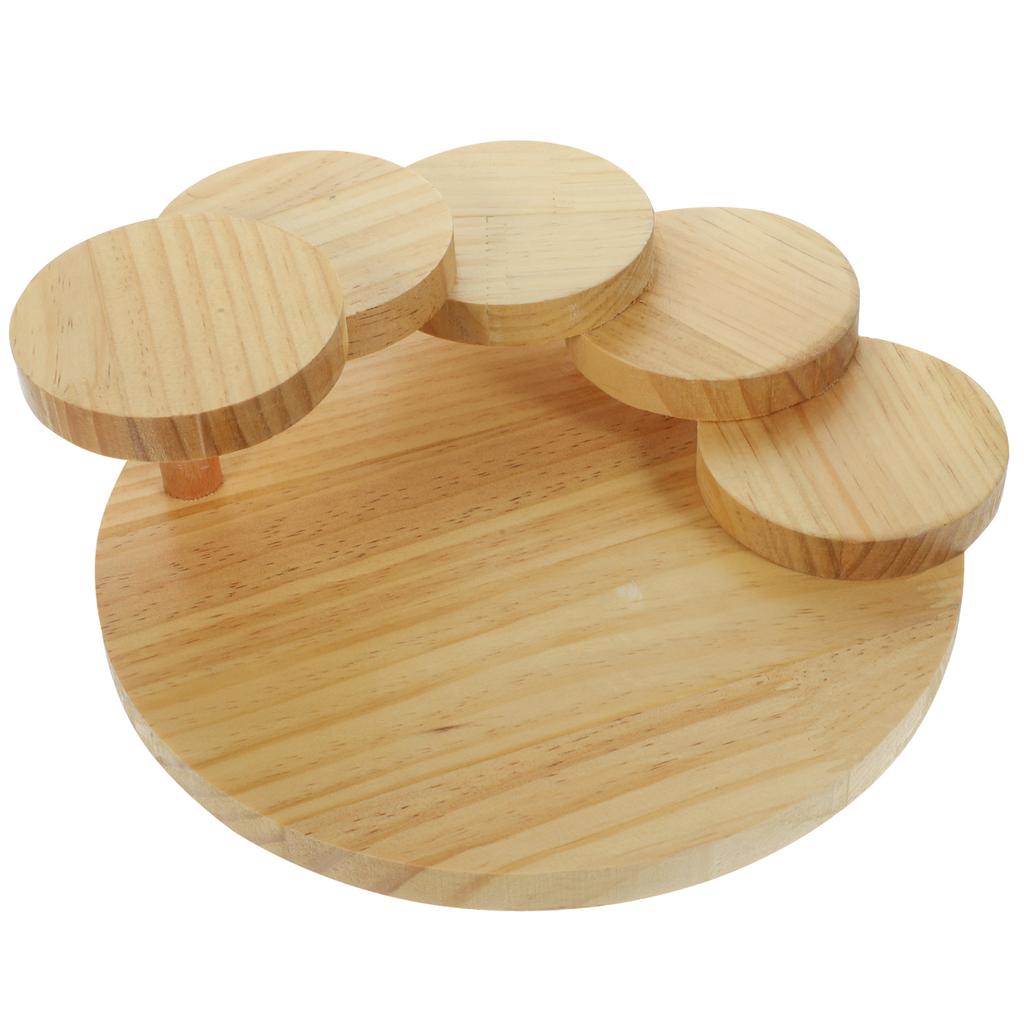 Sushi Boat Serving Tray Plate Rotating Wood Appetizer Plates Dinner Japanese Dishes