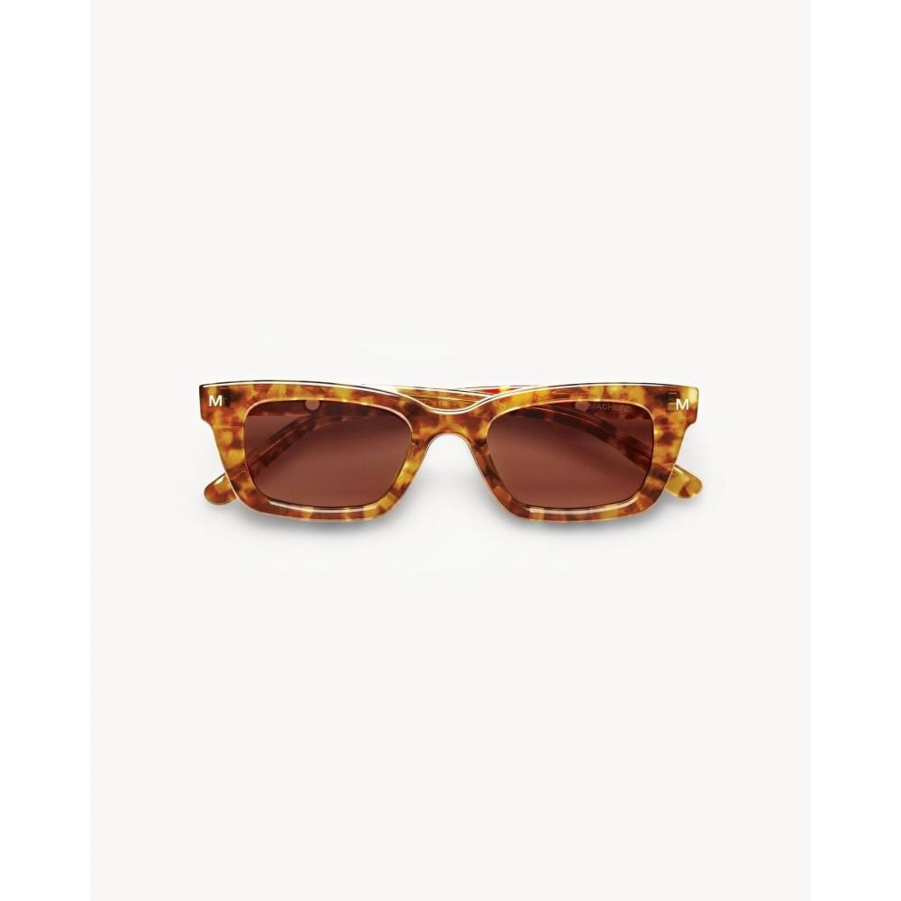 Machete Ruby Sunglasses In Dark Tortoise Stripe Mod Tortoise