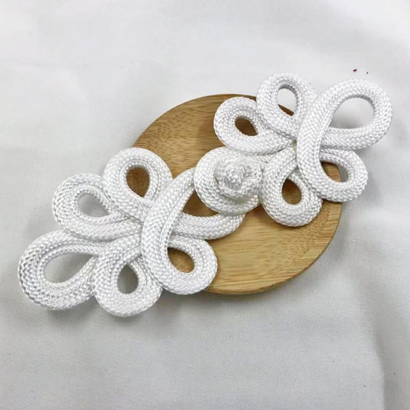 Cheongsam Frog Buttons Closure Sewing Fasteners for Sweater Coat Cheongsam Traditional Handcraft Accessories