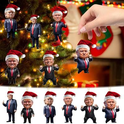 Cartoon Box Horse Pendant Popular Series Chain Christmas Tree Pendant Gift Christmas Decoration