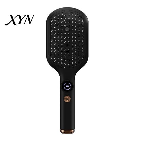 Hair Smoothing Spray Brush Electric Massage Brush, USB Rechargeable Misting Air Cushion Anti-static Anti-Frizz Detangler Steam Comb for Dry