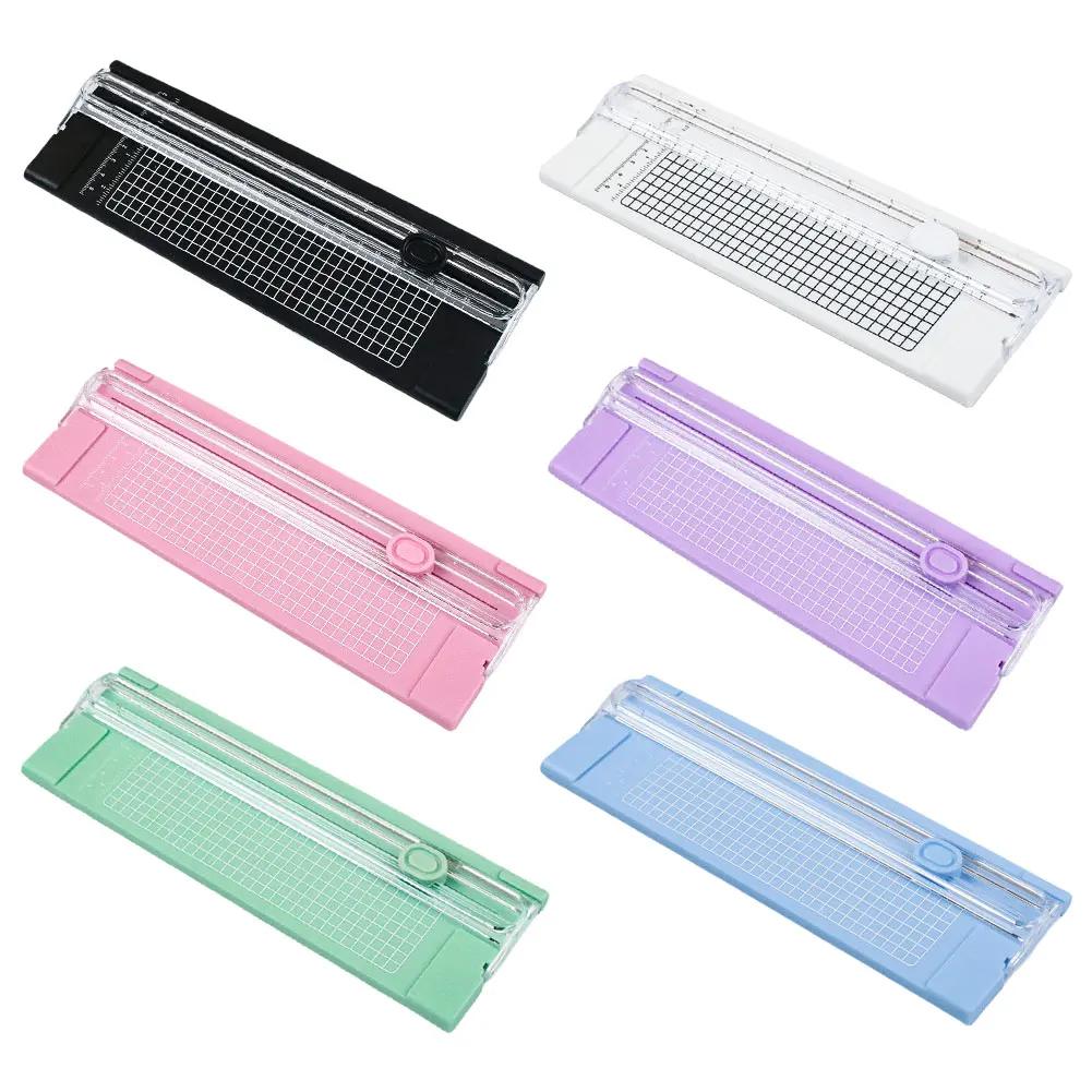 A4 Bidirectional Cutting Paper Cutter with Pull-out Ruler Photo Labels Paper Cutting Tool Paper Cutter Trimmer Office Supplies