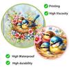 Static Window Sticker Decorative Bird Sticker Waterproof Scratch-Resistant Removable Sticker for DIY Home Decor