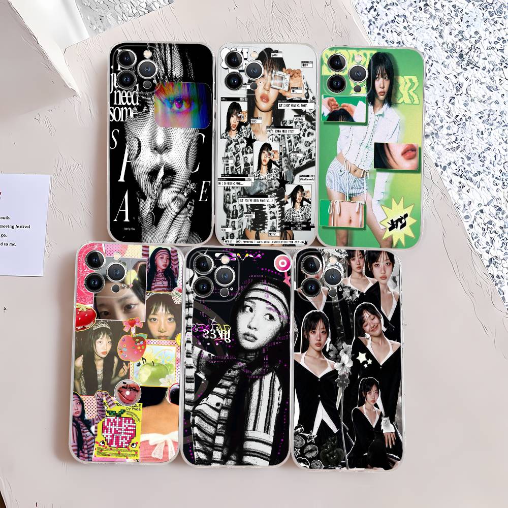 Popular K-pop Group L-Loona Y-Yves For IPhone 11 12 13 14 15 16 17 Pro Max Plus Air Transparent Clear Shockproof Case