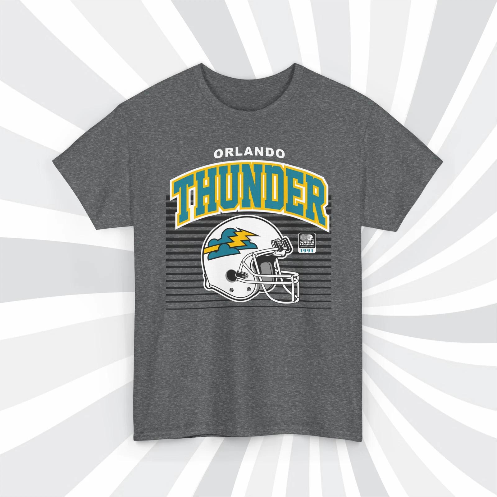 

Футболка с винтажным футбольным шлемом Orlando Thunder 1991 WLAF XL
