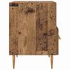 Nightstand Set of 2 Reclaimed Wood Look 40 X 35 X 47.5 Cm Engineered Wood