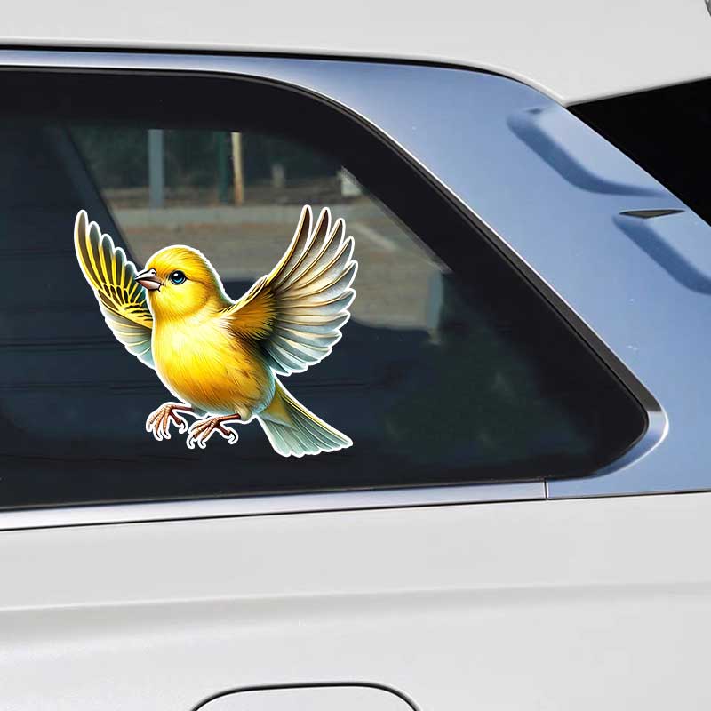 Canary Car Sticker Vinyl Decal Waterproof Rear Window Motorcycle Camper Bumper Truck Laptop Decoration Y05