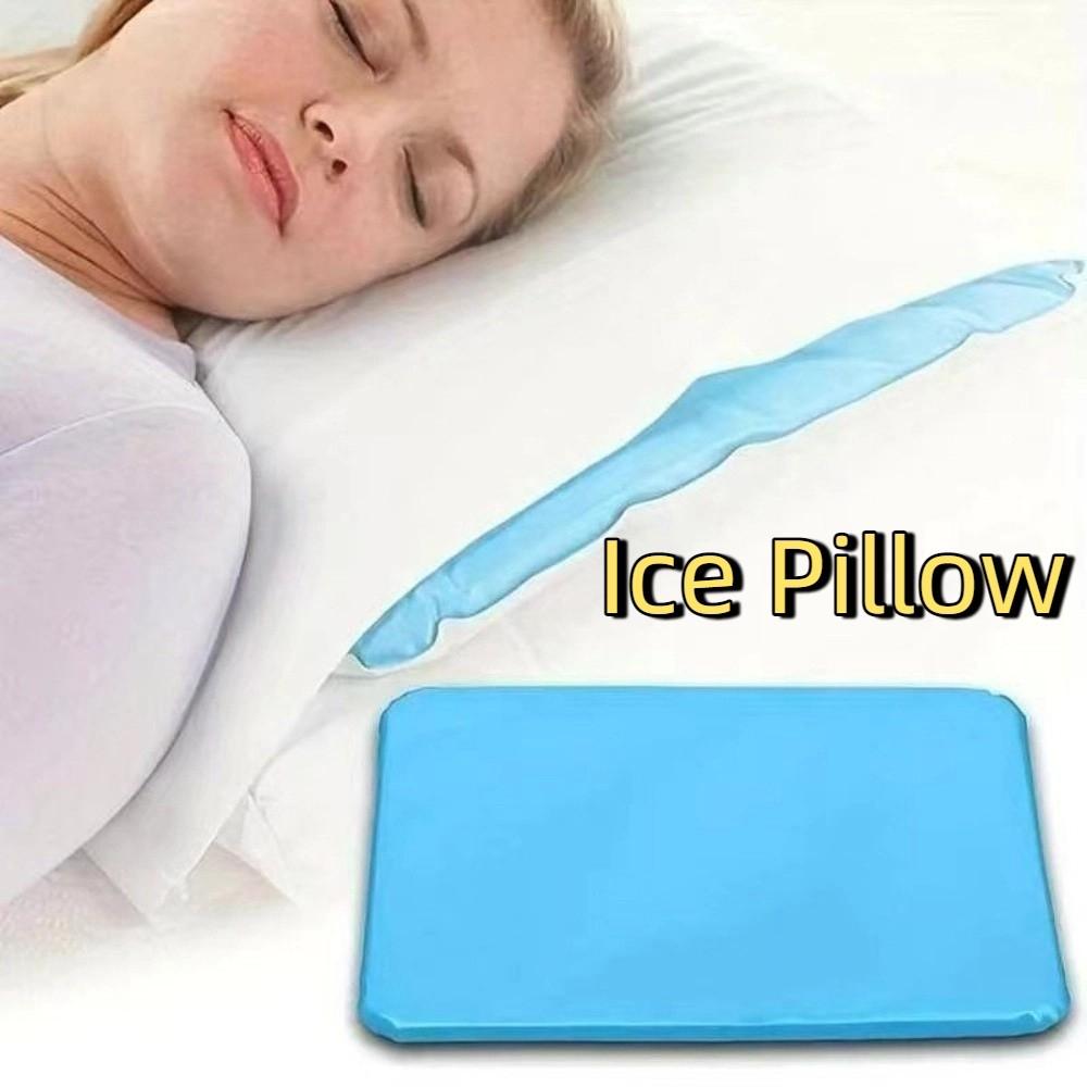 Refillable Cooling Ice Pillow PVC Ice Mat Multifunctional Ice Cushion  Summer Use
