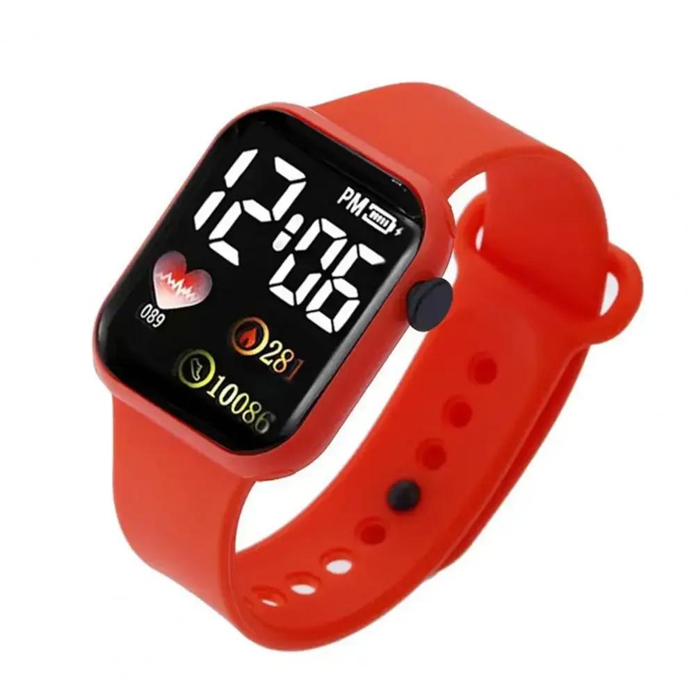Led Digital Display Waterproof Electronic Watch Smart Watch Sport Fitness Led Digital Display Children Watch Children Universal