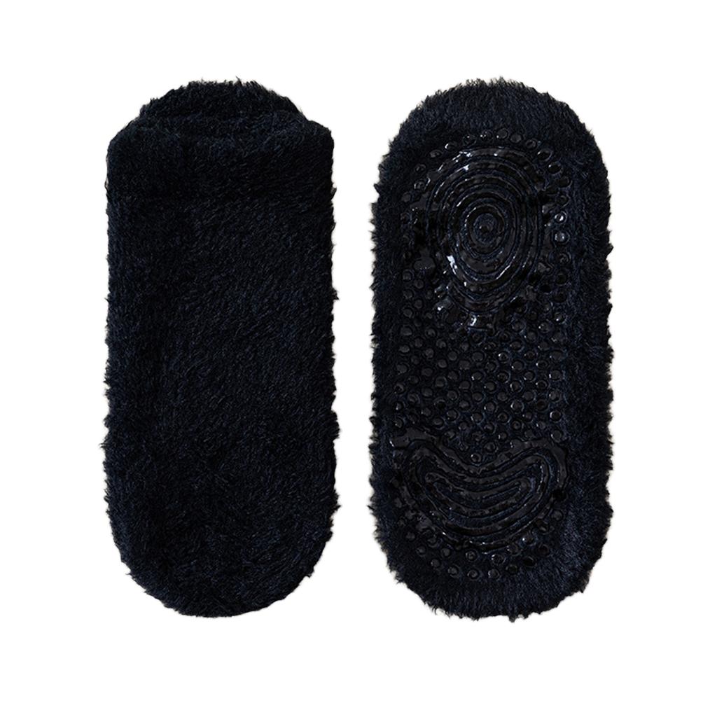 Men's Thick Warm Lined Non-Shedding - Short Floor Socks for Indoor Sleep and