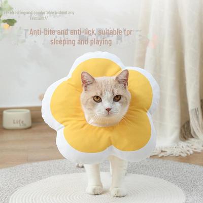 Sunflower Pet Recovery Collar – Anti-Leck-Kopfbedeckung für Hunde und Katzen.