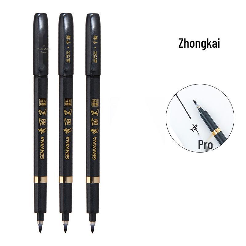 Golden Millennium Calligraphy Pen - Large, Medium, Small Tips for Students and Artists