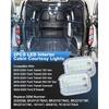 TOP-MAX 2 Transit Interior Cabin Courtesy Lights Cargo Load Space Area Dome Lights Replacement for 2014-2024 Ford Transit 150 250 350 350 HD Van