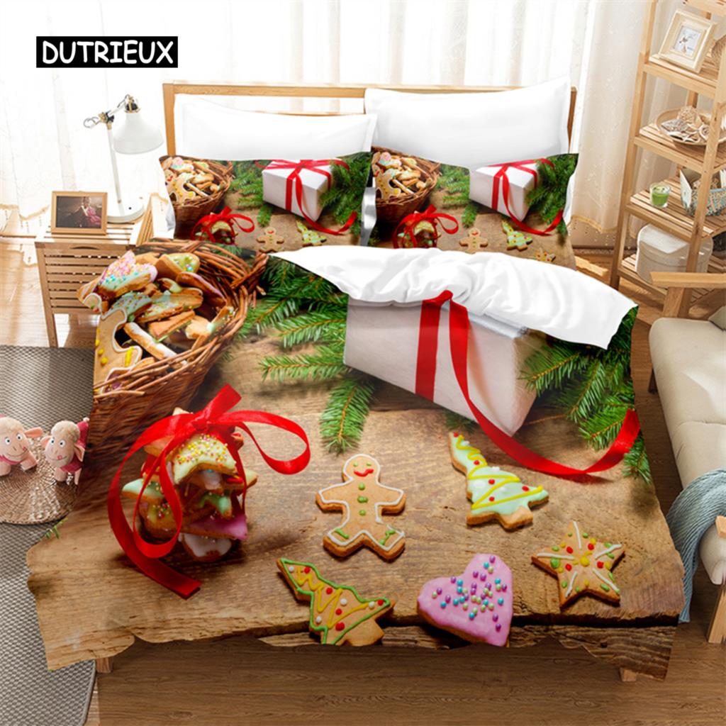 Christmas Gifts Bedding Set Duvet Cover Set 3d Bedding Digital Printing Bed Linen Queen Size Bedding Set Fashion Design