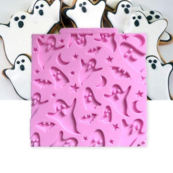 Halloween Ghost Silicone Fondant Mould Sugarcraft Tool Baking Chocolate Mold