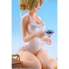 9CM Anime Girls und Panzer Darjeeling Figure Beach Queens 1/10 Swimsuit Scene Model Toy Doll Action Figure PVC Gift