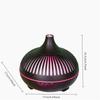 Wireless 500ML Aromatherapy Essential Oil Diffuser Woodstove Ultrasonic Air Humidifier Cool with 7 Color LED Lights