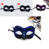 Halloween Mask With Plastic Half Face Design For Cosplay And Costume Parties